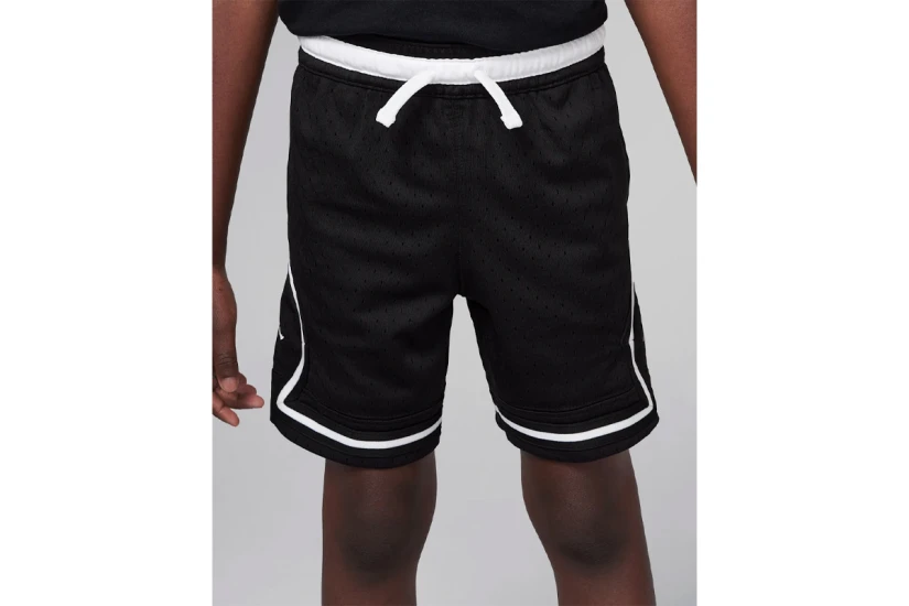 Jordan Dri-Fit Sport Diamond Παιδική Μπασκετική Βερμούδα Μαύρη, Λευκή