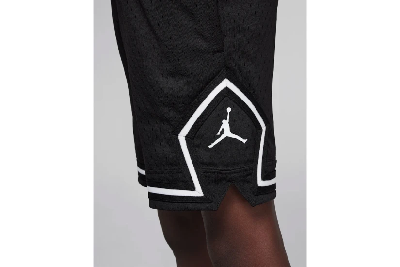 Jordan Dri-Fit Sport Diamond Παιδική Μπασκετική Βερμούδα Μαύρη, Λευκή