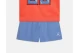 Jordan 23 Jersey Παιδικό Σετ Κοντομάνικη Μπλούζα - Σορτς Λευκό, Κοραλλί, Γαλάζιο
