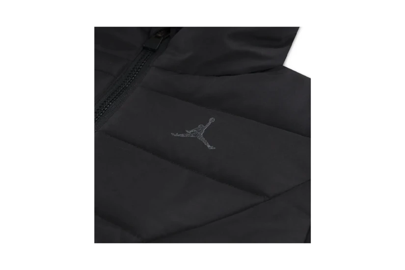Jordan Essentials Παιδικό Μπουφάν Puffer με Κουκούλα Μαύρο