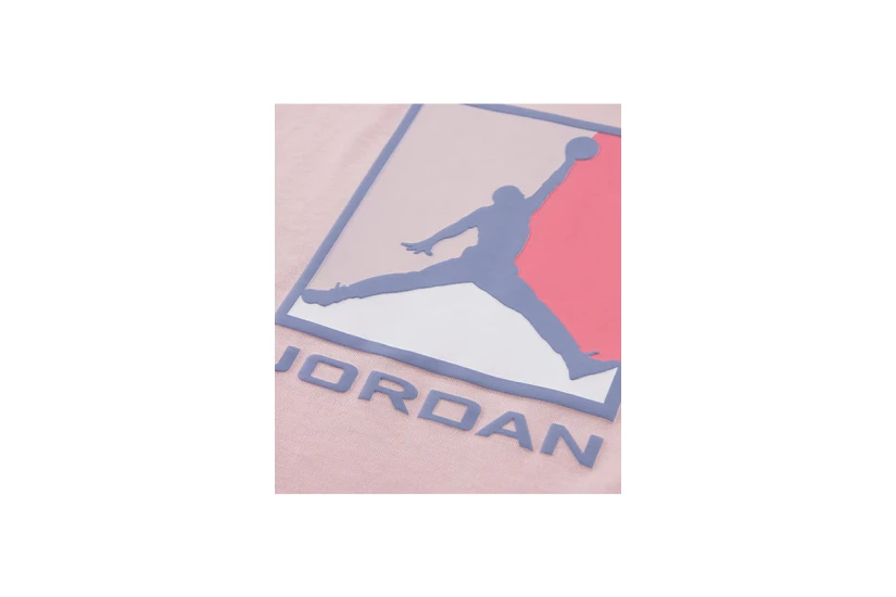 Jordan Brooklyn Baseline Mesh Παιδικό Σετ Κοντομάνικη Μπλούζα - Σορτς Ροζ
