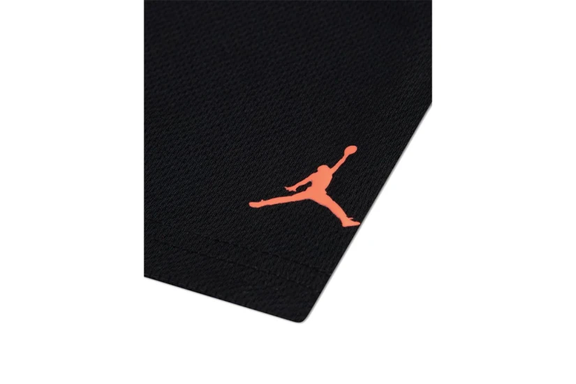 Jordan Jumpman Essentials Παιδικό Σετ Κοντομάνικη Μπλούζα - Σορτς Εκρού, Μαύρο, Κόκκινο, Γκρι