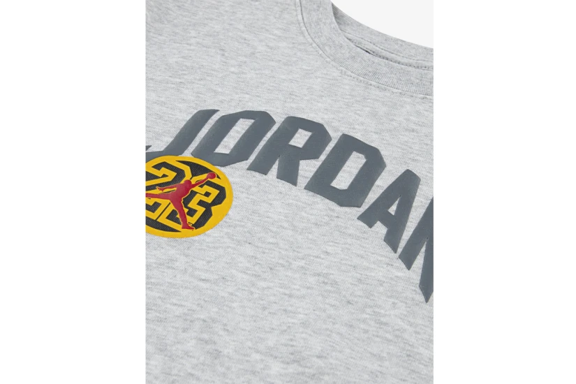 Jordan MJ Dynasty Παιδικό Σετ Μακρυμάνικη Μπλούζα - Παντελόνι Φόρμας Γκρι, Μαύρο