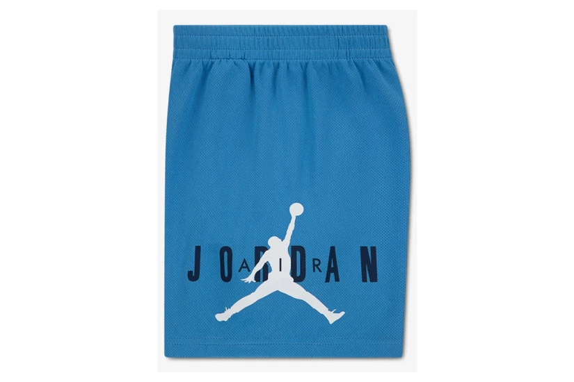 Jordan 2-Piece Παιδικό Σετ Αμάνικη Μπλούζα - Σορτς Λευκό, Γαλάζιο, Μαύρο