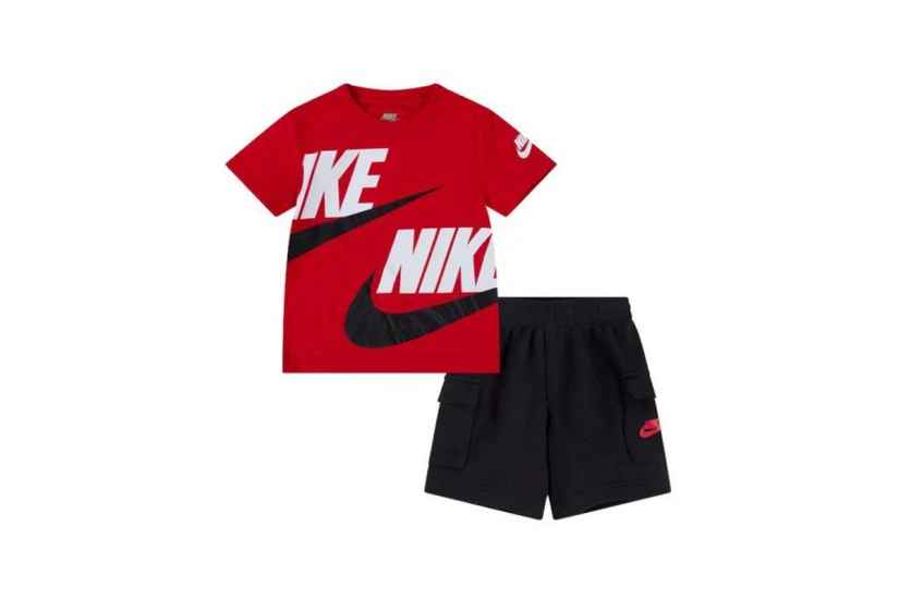 Nike Sportswear Βρεφικό - Παιδικό Σετ Κοντομάνικη Μπλούζα - Σορτς
