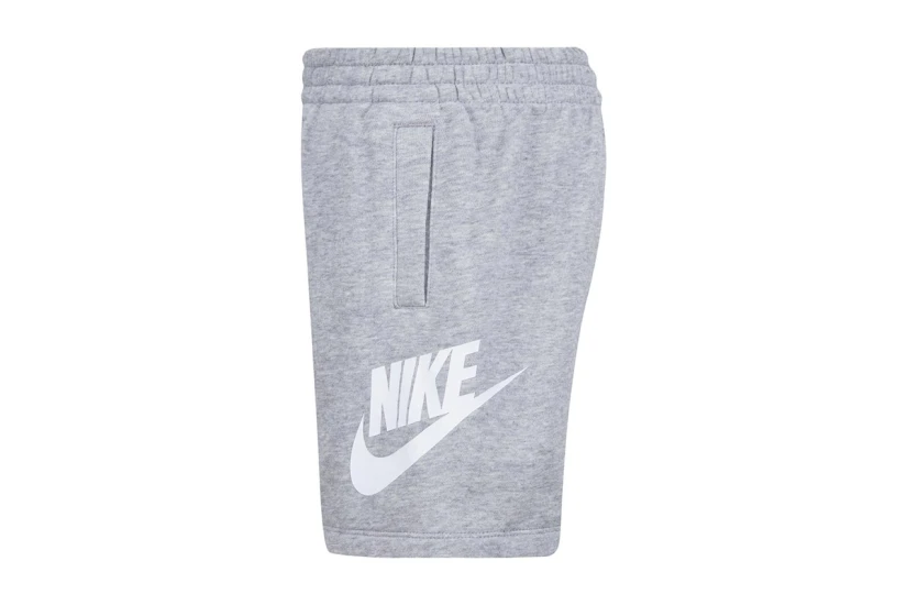 Nike Sportswear Club French Terry Παιδικό Αθλητικό Σορτς Γκρι, Λευκό