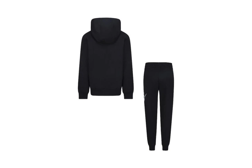 Nike Club Fleece Παιδικό Σετ Hoodie - Παντελόνι Φόρμας Μαύρο
