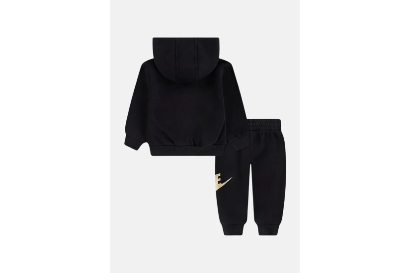 Nike Sportswear Club Fleece Παιδικό Σετ Hoodie - Παντελόνι Φόρμας Μαύρο
