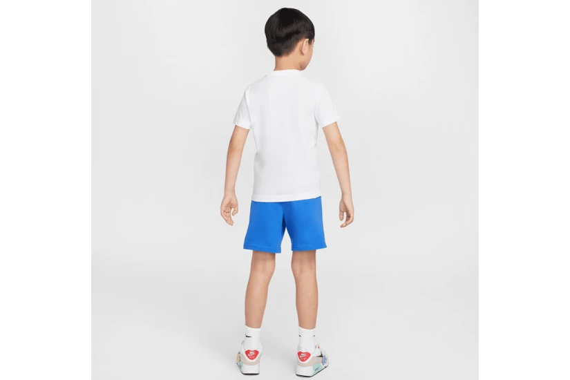 Nike Παιδικό Σετ Κοντομάνικη Μπλούζα - Σορτς Λευκό, Μπλε