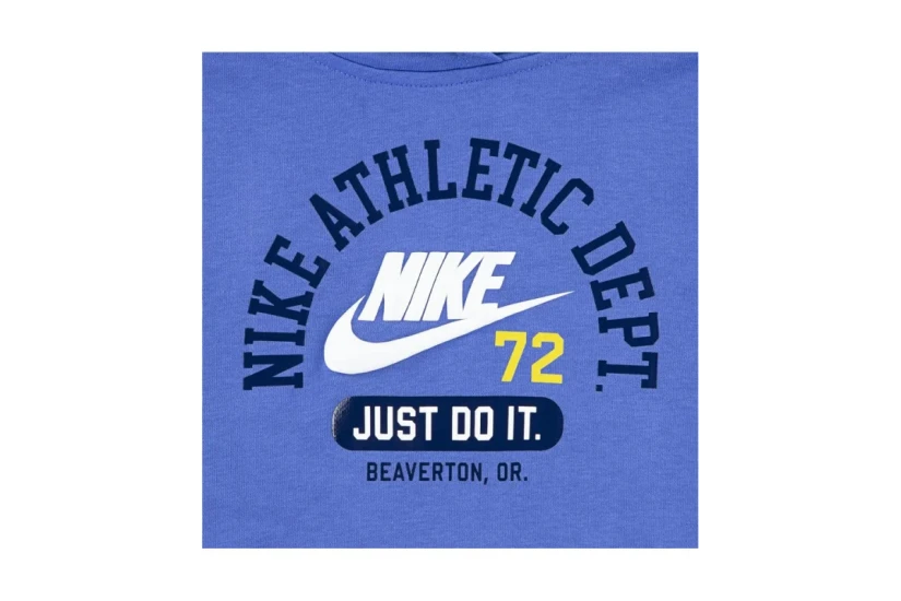 Nike Παιδικό Σετ Φούτερ με Κουκούλα - Παντελόνι Φόρμας Μπλε, Μπλε Σκούρο