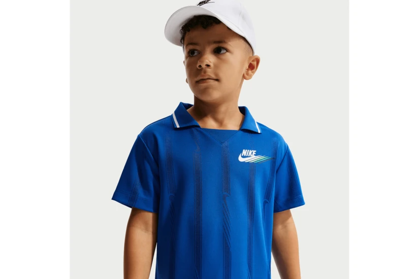Nike Sportswear Victory Lap Παιδικό Σετ Κοντομάνικη Μπλούζα - Σορτς Μπλε