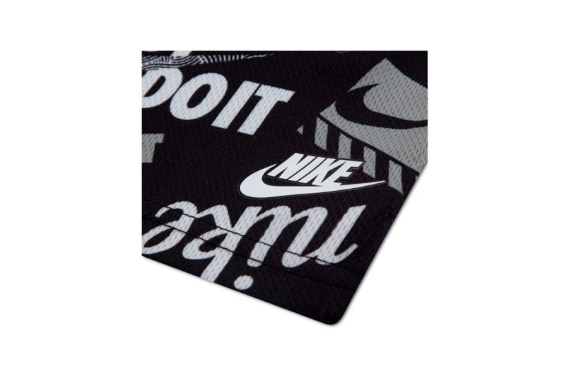 Nike Sportswear Allover Print Παιδικό Σετ Κοντομάνικη Μπλούζα - Σορτς Κόκκινο, Μαύρο, Λευκό, Γκρι