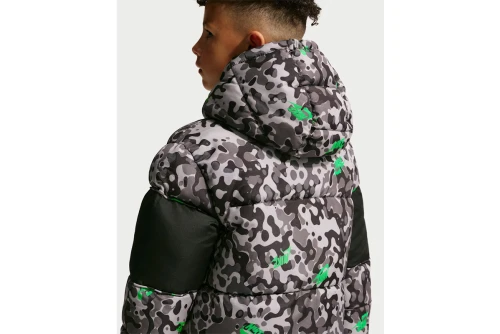 Nike Jacquard Logo Mixed Media Μπουφάν Puffer (86N976 K0P)