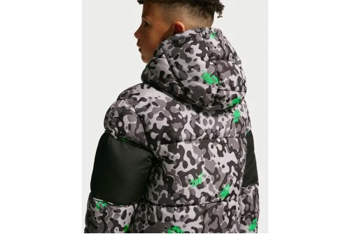 Nike Jacquard Logo Mixed Media Μπουφάν Puffer (86N976 K0P)