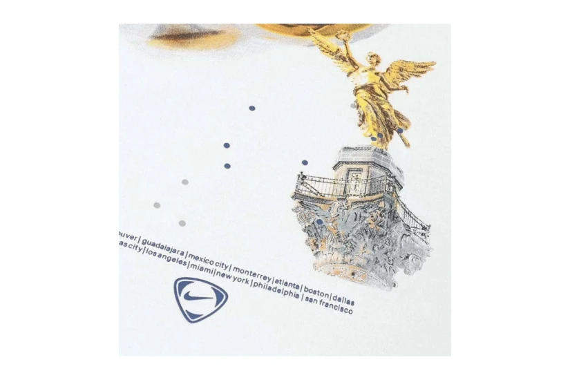 Nike World Cup Graphic Παιδικό Κοντομάνικο T-Shirt Λευκό, Χρυσό, Μαύρο