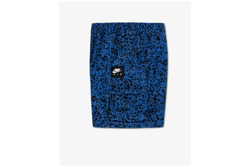 Nike Dri-FIT Air Printed Cargo Παιδικό Σετ Κοντομάνικη Μπλούζα - Σορτς Μπλε, Μαύρο