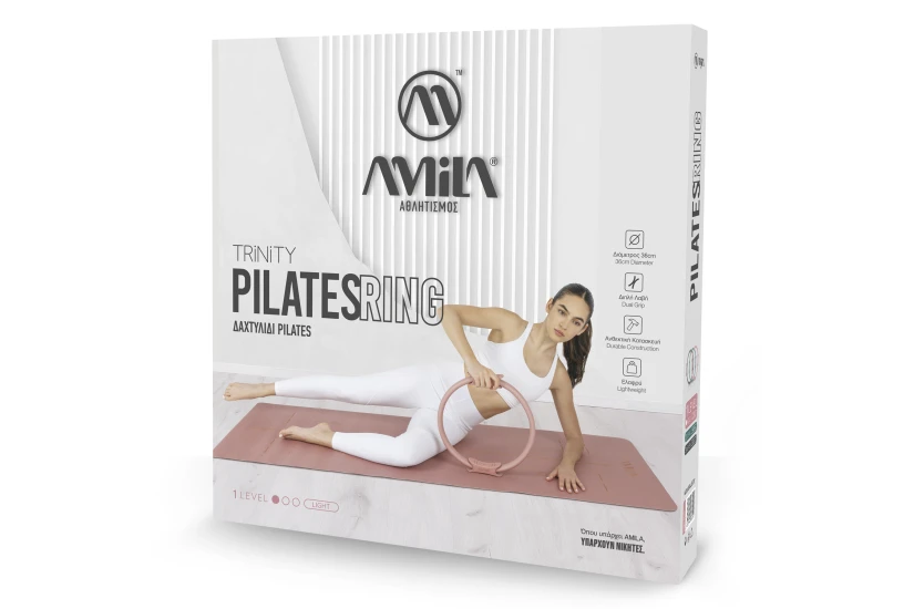 Amila Δαχτυλίδι Pilates Ring Trinity Light - Rose Pink (88155)