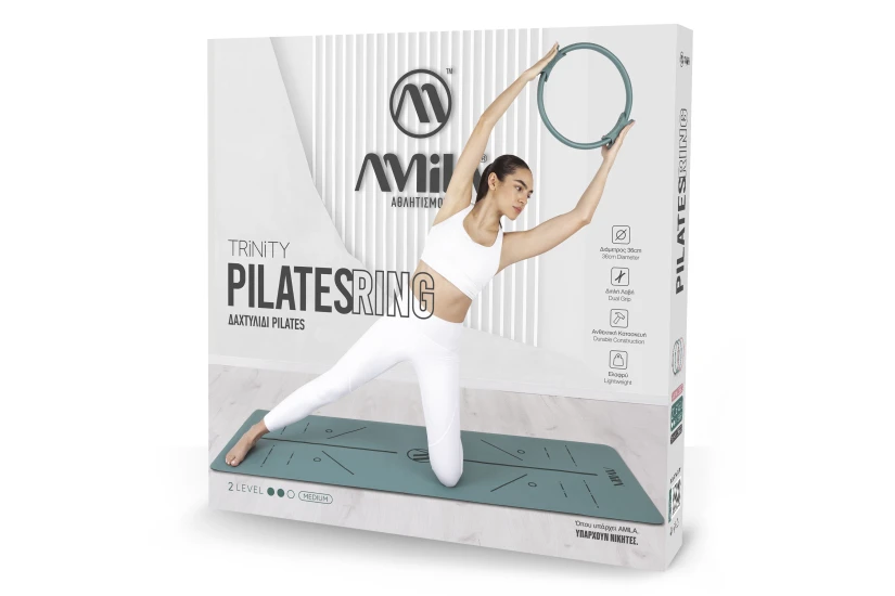 Amila Δαχτυλίδι Pilates Ring Trinity Medium - Teal Green (88156)