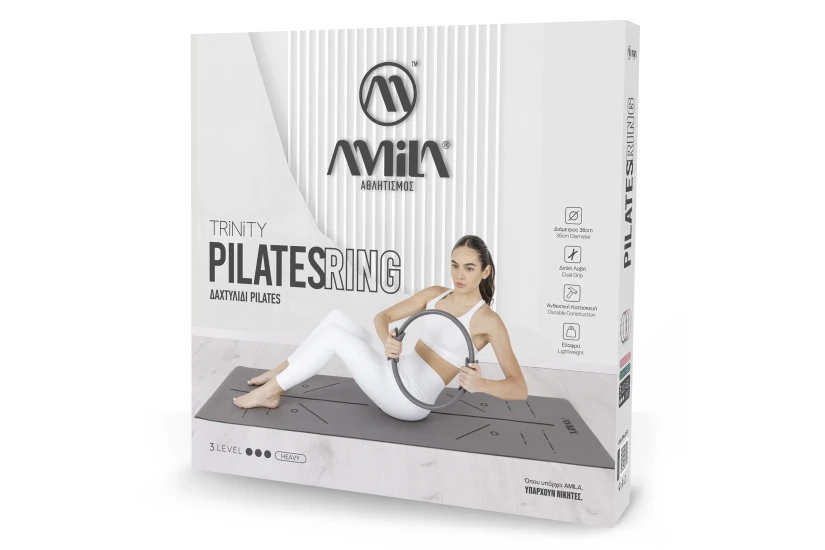 Amila Δαχτυλίδι Pilates Ring Trinity Heavy - Graphite Grey (88157)