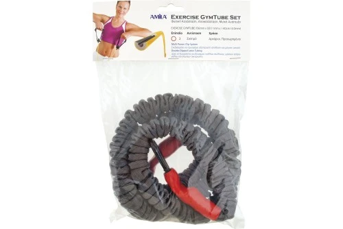 Amila Λάστιχο Αντίστασης Amila Gymtube Με Clip And Μανίκι Medium (88167)