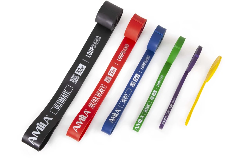 Amila Loopband Λάστιχo Αντίστασης Light Κόκκινο