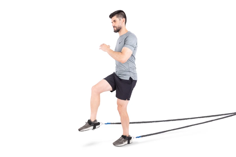 Amila Foot Trainer Λάστιχο Γυμναστικής Γκρι, Μπλε