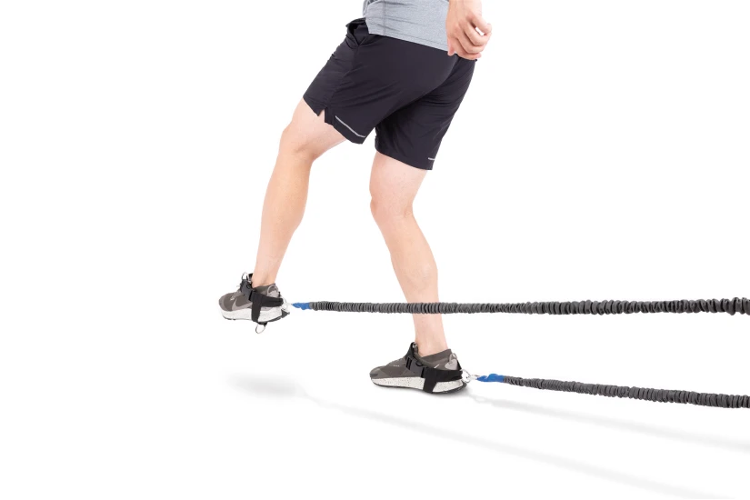 Amila Foot Trainer Λάστιχο Γυμναστικής Γκρι, Μπλε