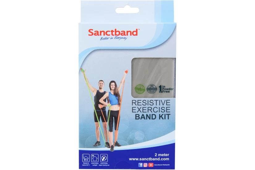 Amila Λάστιχο Αντίστασης Sanctband Gymband Πολύ Σκληρό- (88305)