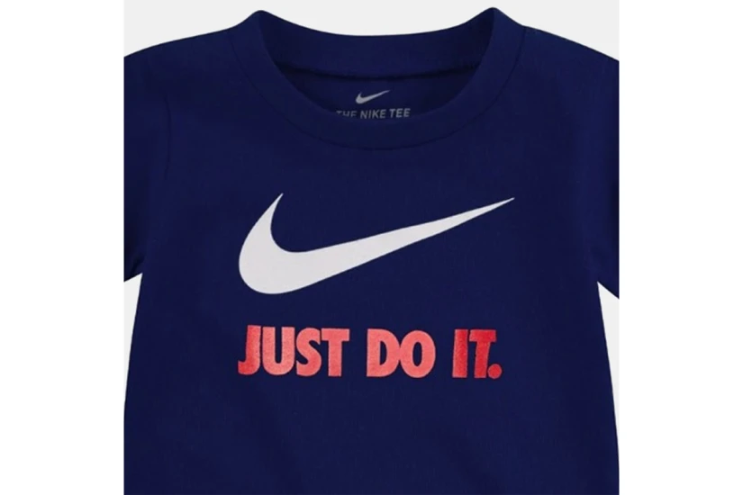 Nike Swoosh JDI Παιδικό Κοντομάνικο T-Shirt Μπλε Σκούρο