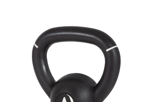 Amila Kettlebell Original Rubber 4 Kg - Μαύρο  Λευκό (90473)