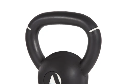 Amila Kettlebell Original Rubber 6 Kg - Μαύρο  Λευκό (90474)