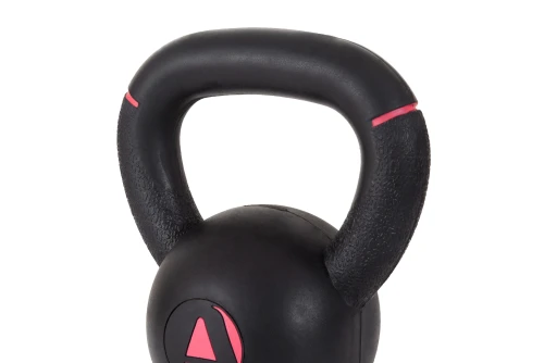 Amila Kettlebell Original Rubber 8 Kg - Μαύρο  Ροζ (90475)