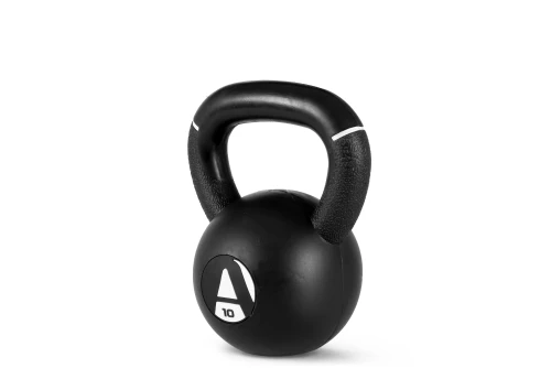 Amila Kettlebell Original Rubber 10 Kg - Μαύρο  Λευκό (90476)