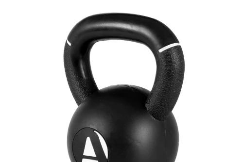 Amila Kettlebell Original Rubber 10 Kg - Μαύρο  Λευκό (90476)