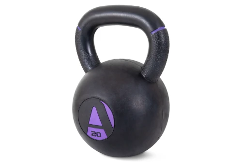 Amila Kettlebell Original Rubber 20 Kg - Μαύρο  Μωβ (90479)