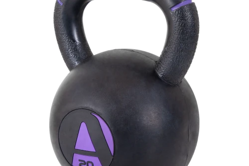 Amila Kettlebell Original Rubber 20 Kg - Μαύρο  Μωβ (90479)