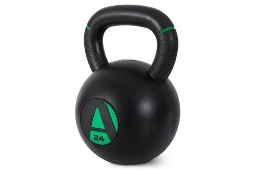 Amila Kettlebell Original Rubber 24 Kg - Μαύρο  Πράσινο (90480)