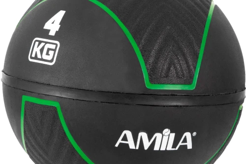 Amila Μπάλα Amila Medicine Ball Hq Rubber 4Kg (90708)