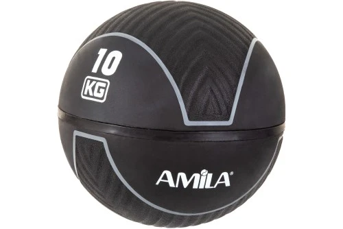 Amila Μπάλα Amila Medicine Ball Hq Rubber 10Kg (90711)