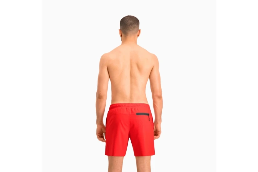 Puma Mid-Length Ανδρικό Μαγιό Σορτς Κόκκινο