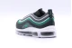 Nike Air Max 97 Ανδρικά Sneakers Γκρι, Ανθρακί, Λευκά, Πράσινα