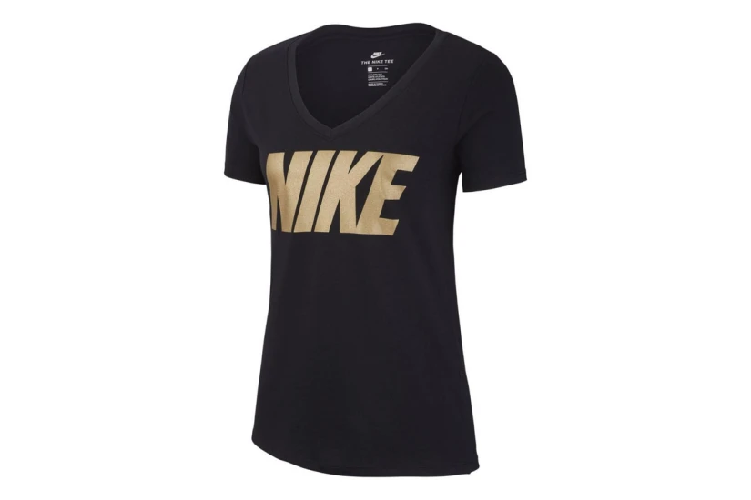Nike Sportswear Metallic T-Shirt Γυναικείο (923330 010)