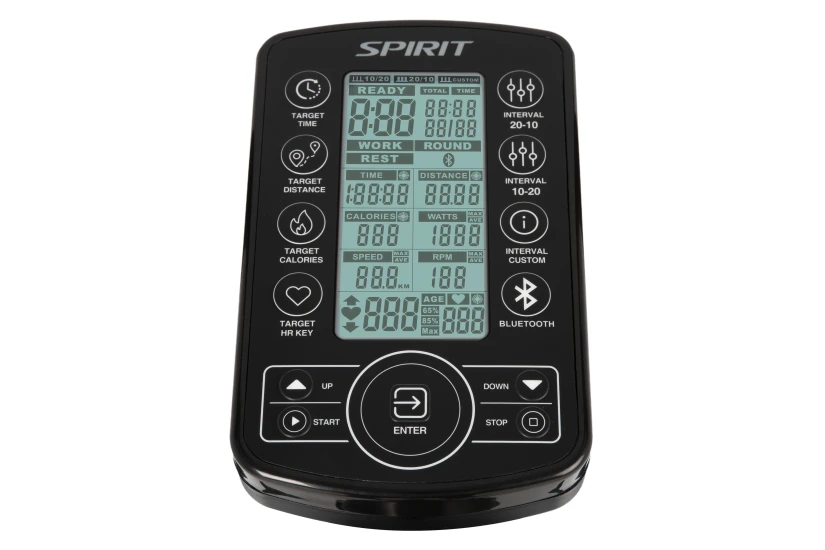 Amila Ποδήλατο Όρθιο Spirit Air Bike Μαύρο, Γαλάζιο