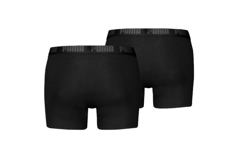 Puma Ανδρικά Εσώρουχα Boxer 2 Τεμάχια Μαύρα