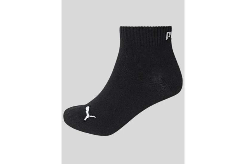 Puma Quarter Κοντές Κάλτσες Μαύρες 3 Ζευγάρια