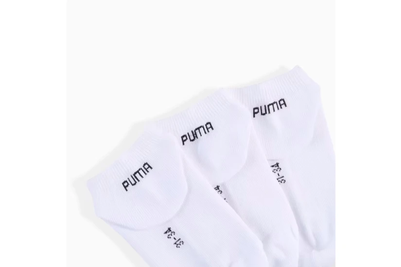 Puma Sneaker Soft Κάλτσες Κοντές Λευκές 3 Ζευγάρια