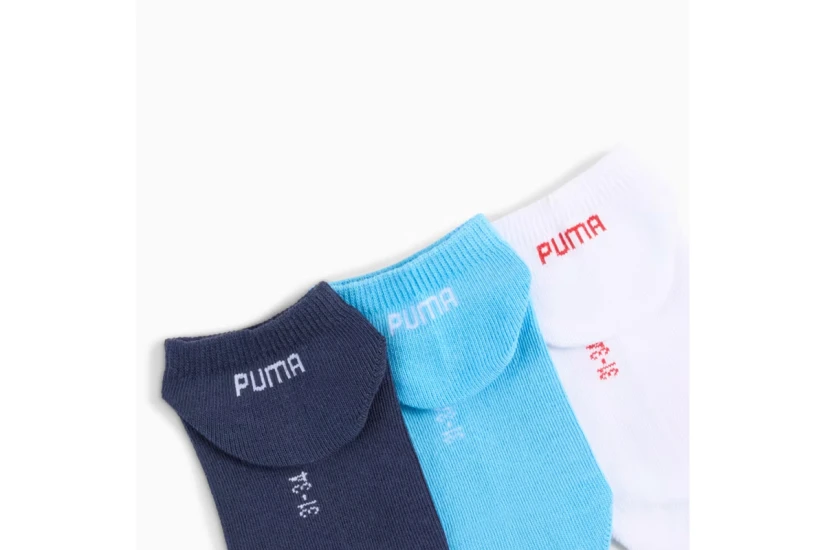 Puma Sneaker Soft Κάλτσες Κοντές Γαλάζιες, Λευκές, Μπλε Σκούρο 3 Ζευγάρια