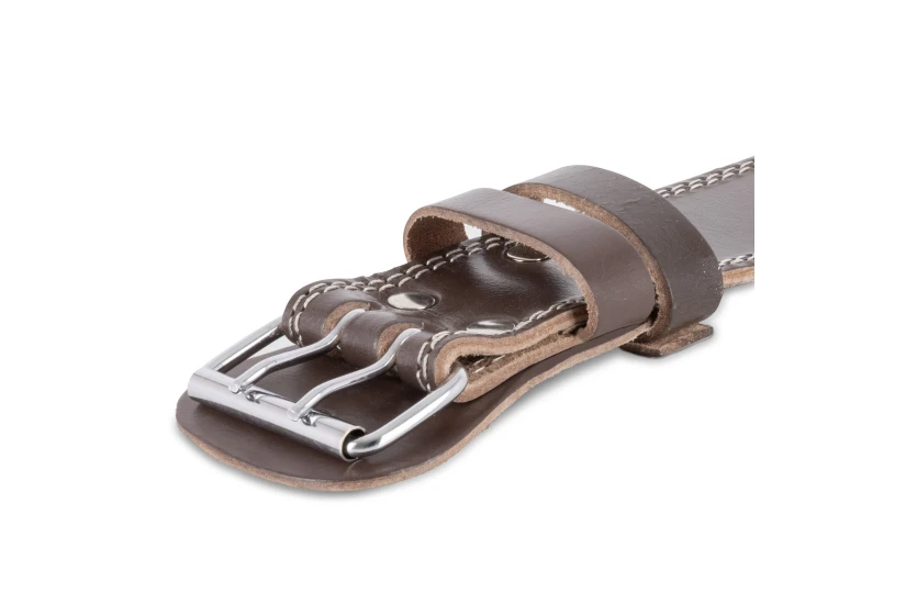 Amila Ζώνη ’Ρσης Βαρών Amila Δερμάτινη Καφέ A Quality M (94902)