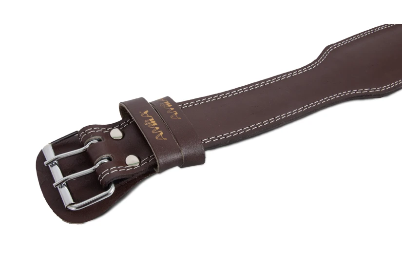 Amila Ζώνη ’Ρσης Βαρών Amila Δερμάτινη Καφέ C Quality M (94912)