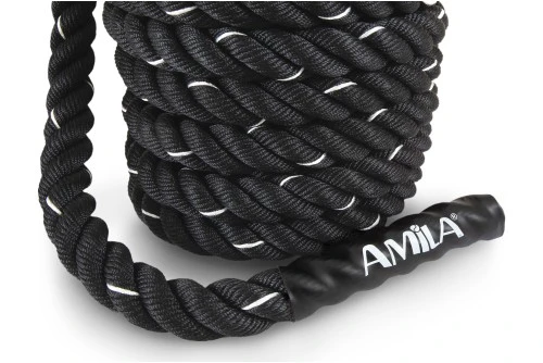 Amila Σχοινί Προπόνησης Crossfit Amila Battle Rope Ns 15M (95114)